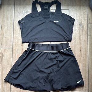 Nike Black Dri-Fit Skort & Tank 🔥